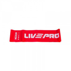 Резинка для фитнеса LivePro FITNESS BAND MEDIUM Red (6,8kg)